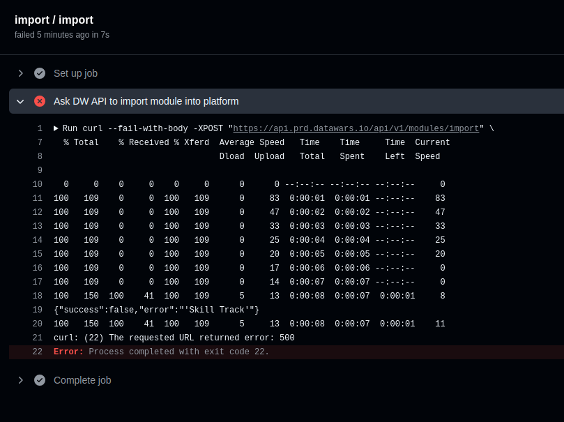 {"success":false,"error":"'Skill Track'"}